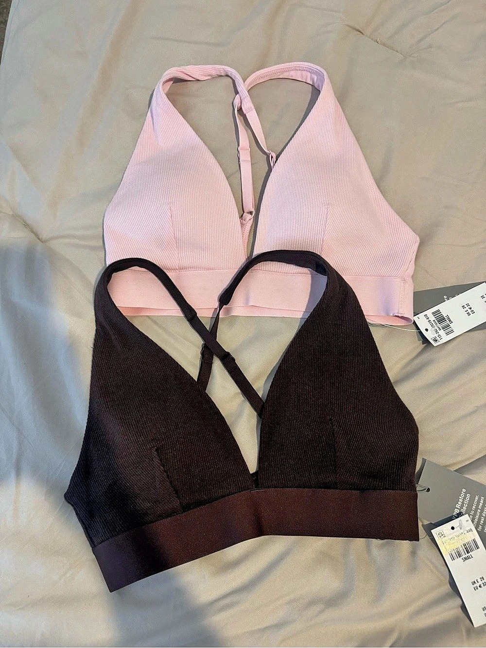 YPB Restore Rib Triangle Bras - Picture 2 of 7